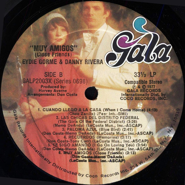 Eydie Gormé & Danny Rivera : Muy Amigos / Close Friends (LP)