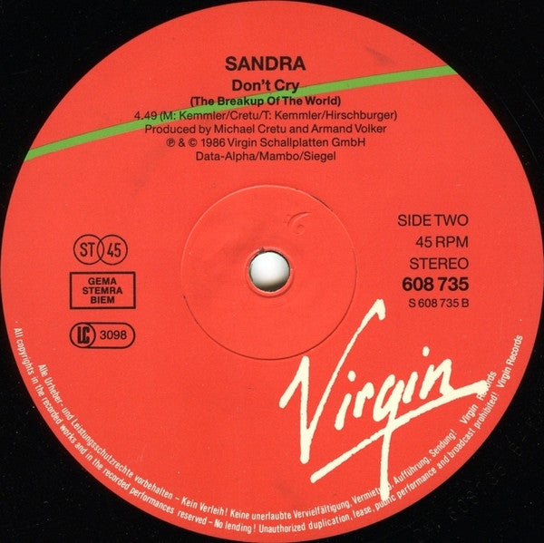 Sandra : Loreen (12", Single)