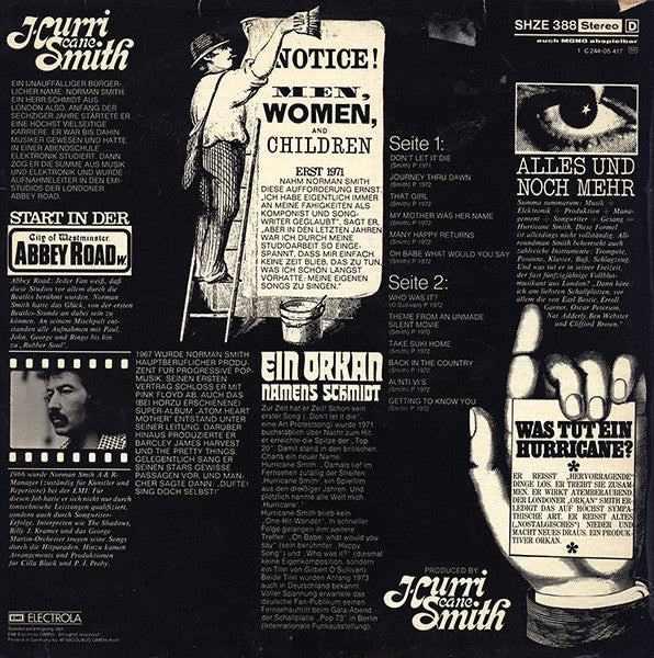 Hurricane Smith : Hurricane Smith (LP, Album)