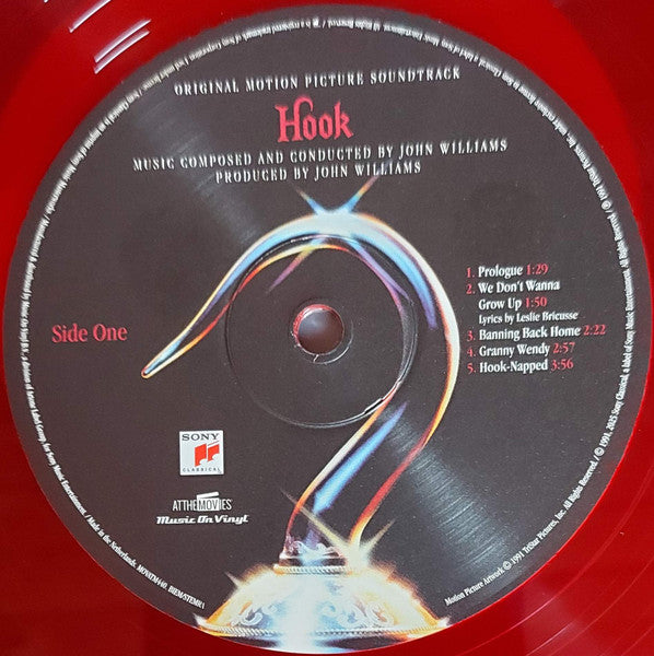 John Williams (4) : Hook (Original Motion Picture Soundtrack) (2xLP, Album, Ltd, Num, RE, Red)