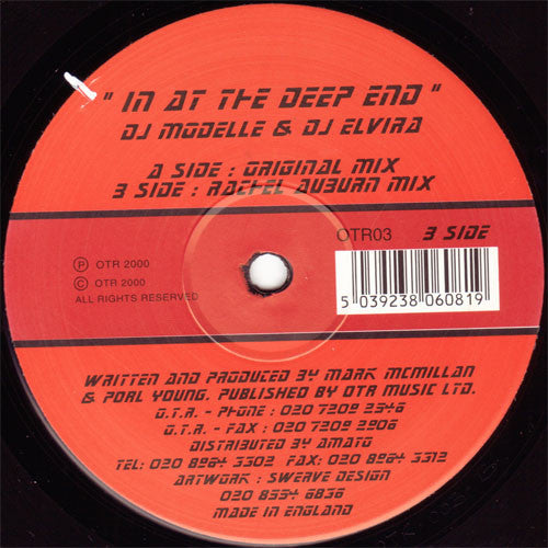 DJ Modelle & DJ Elvira : In At The Deep End (12")