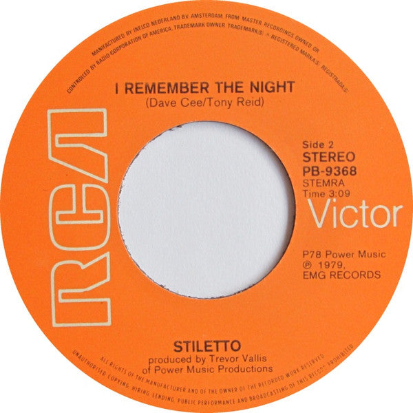 Stiletto (4) : Who's Been Driving Your Airplane (7", Single)