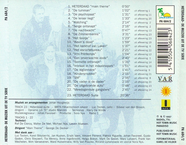 Johan Hoogewijs : Heterdaad - De Muziek Uit De TV Serie (CD, Album)