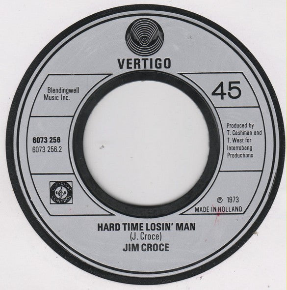 Jim Croce : Bad, Bad Leroy Brown (7", Single)