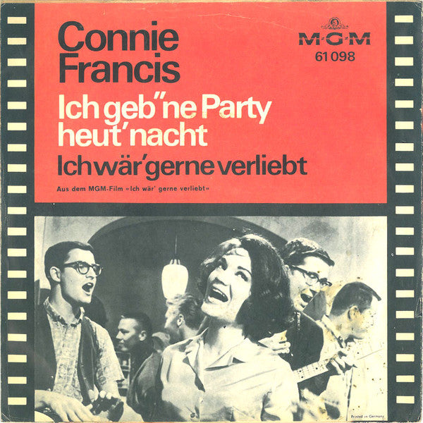 Connie Francis : Ich Wär' Gerne Verliebt (7", Single, Mono)