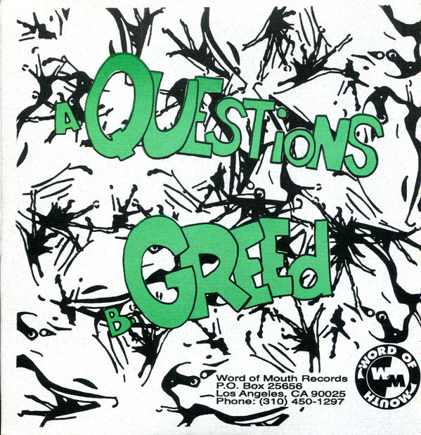 Spurge : Questions / Greed (7", Single, Mar)