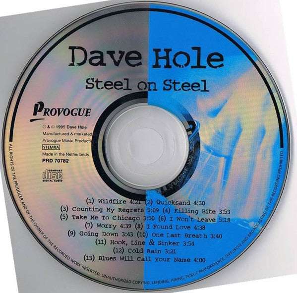 Dave Hole : Steel On Steel (CD, Album)