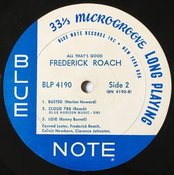 Frederick Roach* : All That's Good (LP, Album, Mono)