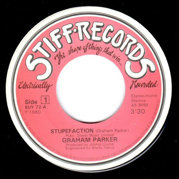 Graham Parker : Stupefaction (7", Single)