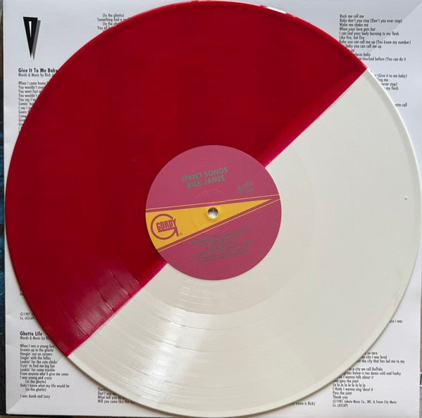 Rick James : Street Songs (LP, Album, RE, Red)