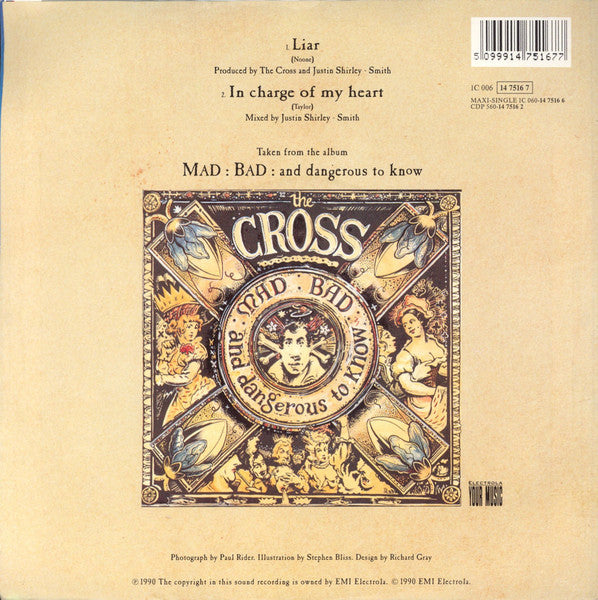The Cross (3) : Liar (7", Single)