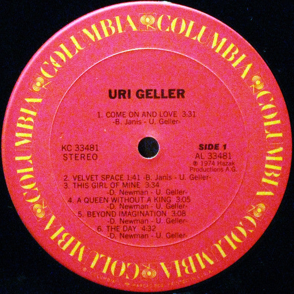Uri Geller : Uri Geller (LP)