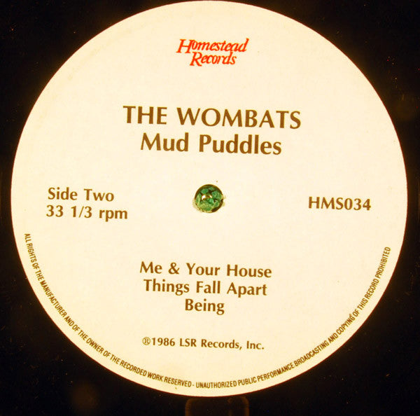 The Wombats (2) : Mudpuddles (12", EP)