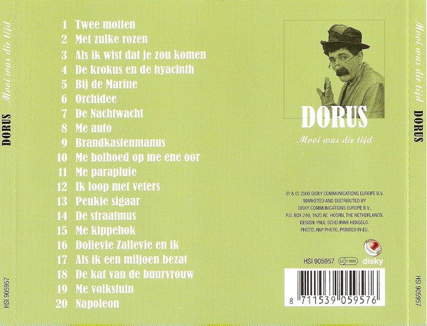 Dorus : Mooi Was Die Tijd (CD, Comp)