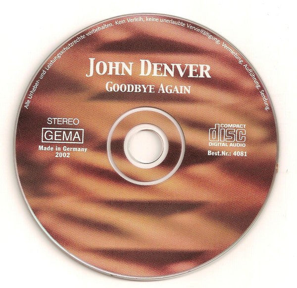 John Denver : Goodbye Again (CD, Comp)