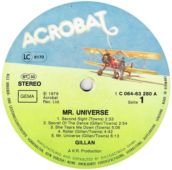 Gillan : Mr. Universe (LP, Album)