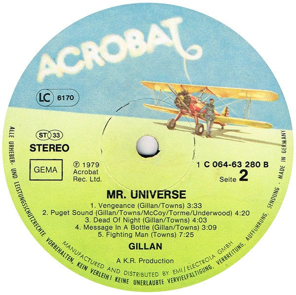 Gillan : Mr. Universe (LP, Album)
