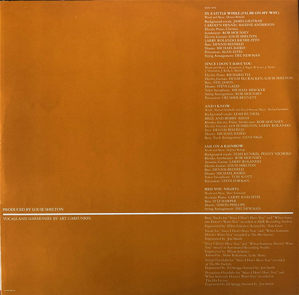 Art Garfunkel : Fate For Breakfast (LP, Album)