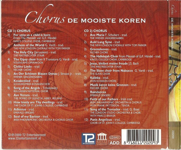 Various : Chorus - De Mooiste Koren (2xCD, Comp, Promo)