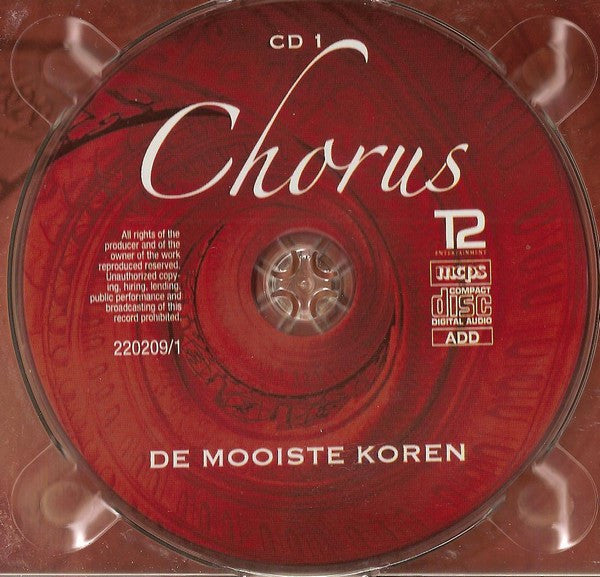 Various : Chorus - De Mooiste Koren (2xCD, Comp, Promo)