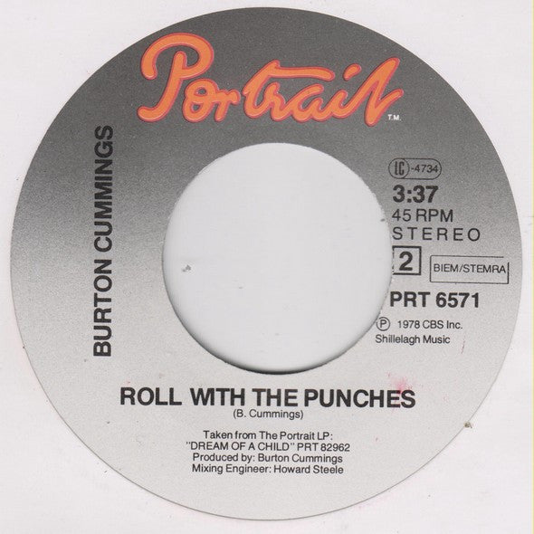 Burton Cummings : Break It To Them Gently (7", Single)