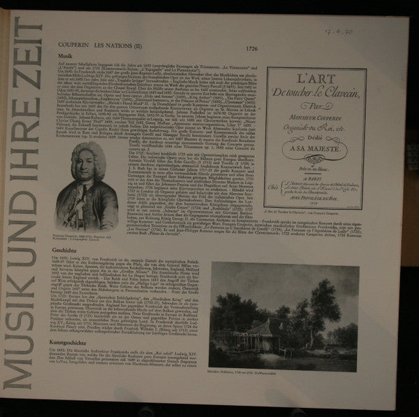 François Couperin : Les Nations (II):  II. L'Espagnole • IV. La Piemontoise 1726 (LP)