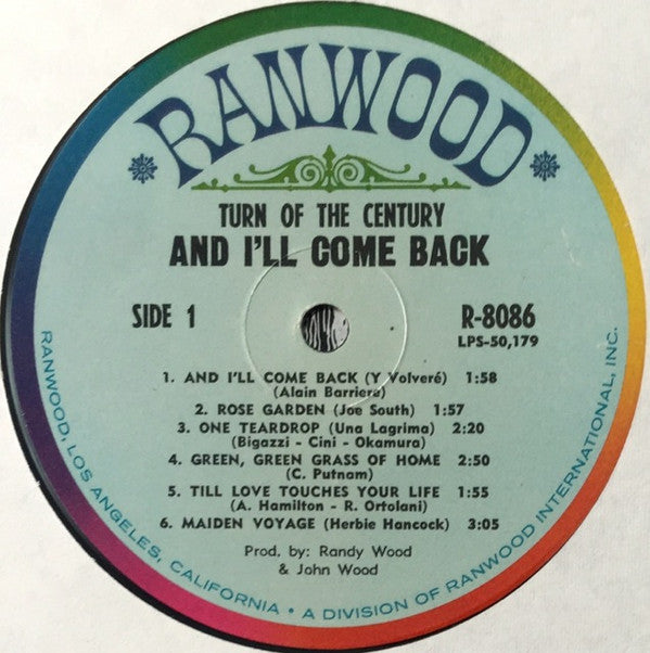 Turn Of The Century : And I'll Come Back (LP, Album, Gat)