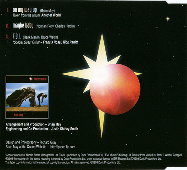 Brian May : On My Way Up (CD, Maxi)