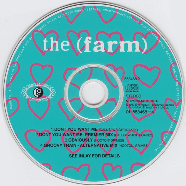 The Farm : Don't You Want Me (CD, Maxi)