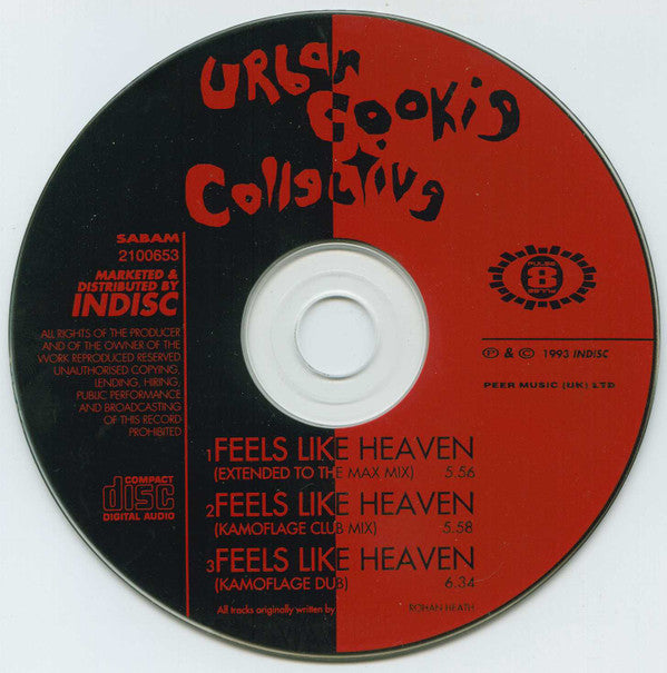 Urban Cookie Collective : Feels Like Heaven (CD, Maxi)