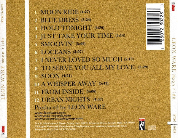 Leon Ware : Moon Ride (CD, Album)