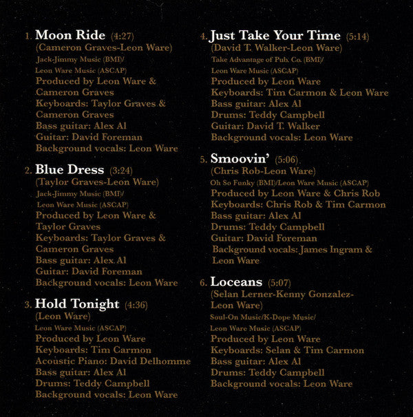 Leon Ware : Moon Ride (CD, Album)