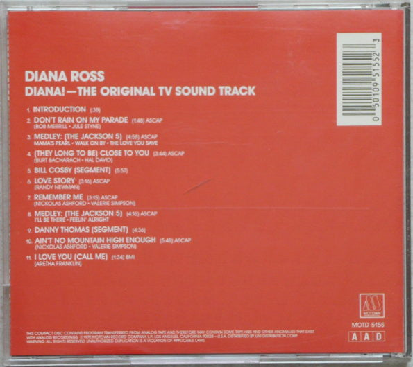 Various : Diana! (Original TV Soundtrack) (CD, Album)