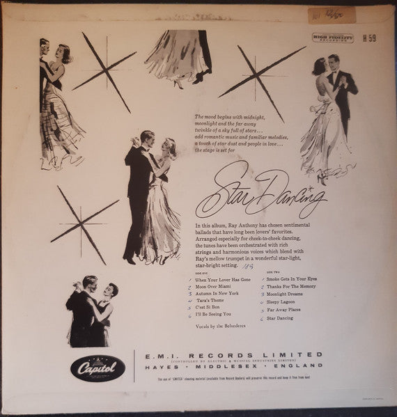 Ray Anthony & His Orchestra : Star Dancing (LP, Album, Mono)