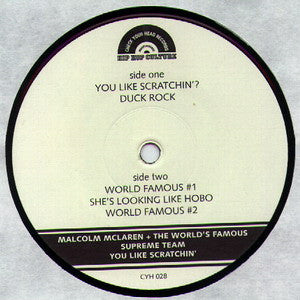 Malcolm McLaren And World's Famous Supreme Team : You Like Scratchin (12")