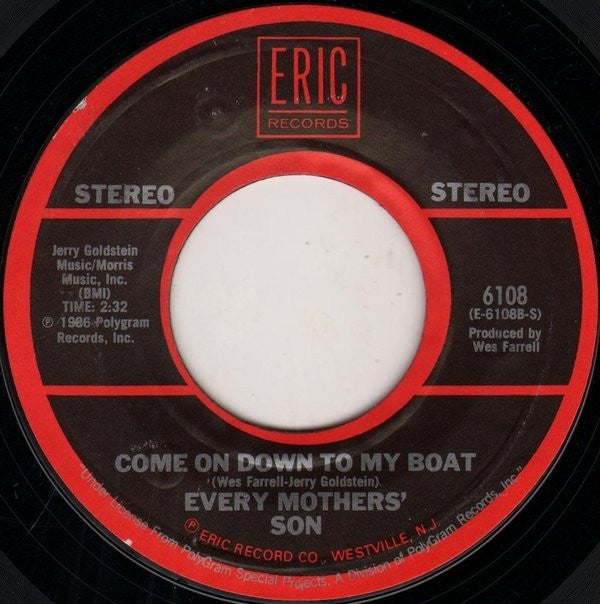 Daddy Dewdrop / Every Mothers' Son : Chick-A-Boom (Don't Ya Jes' Love It) / Come On Down To My Boat (7")