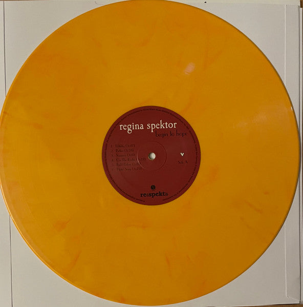 Regina Spektor : Begin To Hope (LP, Album, Ltd, RE, Yel)