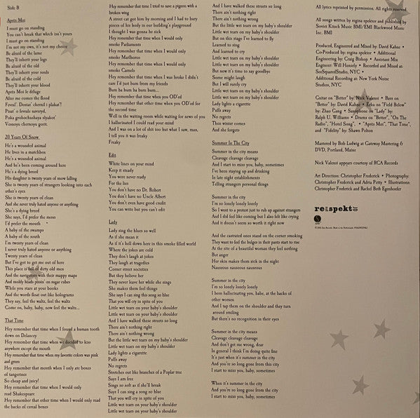 Regina Spektor : Begin To Hope (LP, Album, Ltd, RE, Yel)