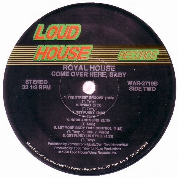 Royal House : Come Over Here, Baby (LP, Album)