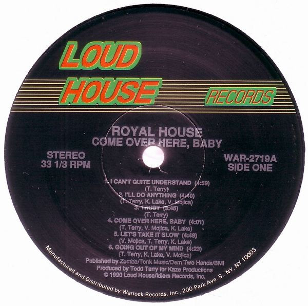 Royal House : Come Over Here, Baby (LP, Album)