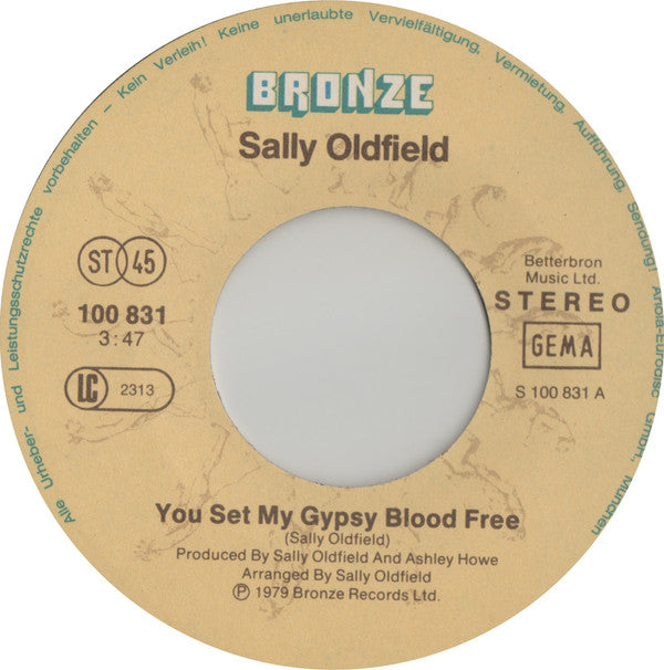 Sally Oldfield : You Set My Gypsy Blood Free (7", Single)