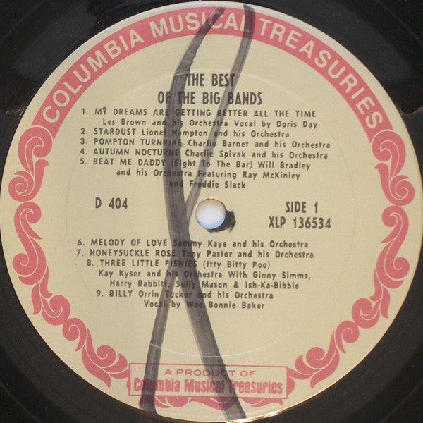 Various : The Best Of The Big Bands (2xLP, Comp, Mono)