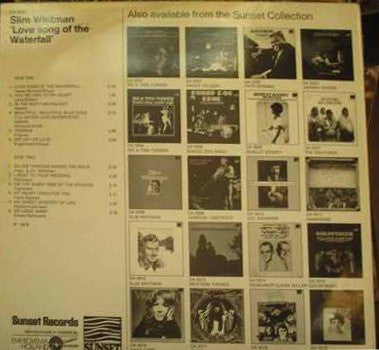 Slim Whitman : Love Song Of The Waterfall (LP, Album, RE)