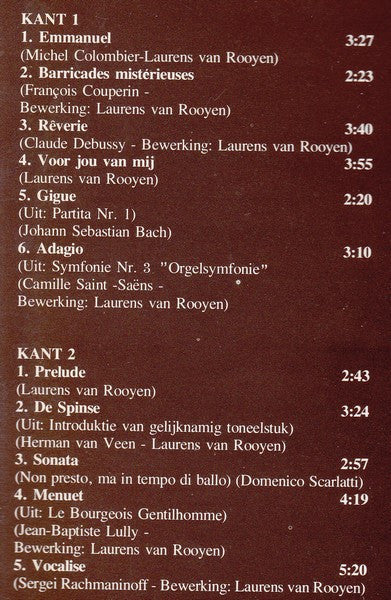 Laurens van Rooyen : Kaleidoskoop (LP, Album)