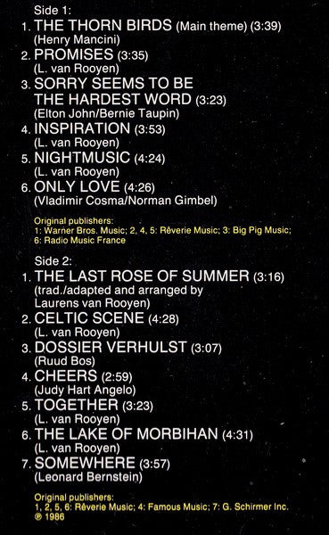 Laurens van Rooyen : Inspiration (LP)