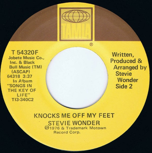 Stevie Wonder : I Ain't Gonna Stand For It (7", Single, No )