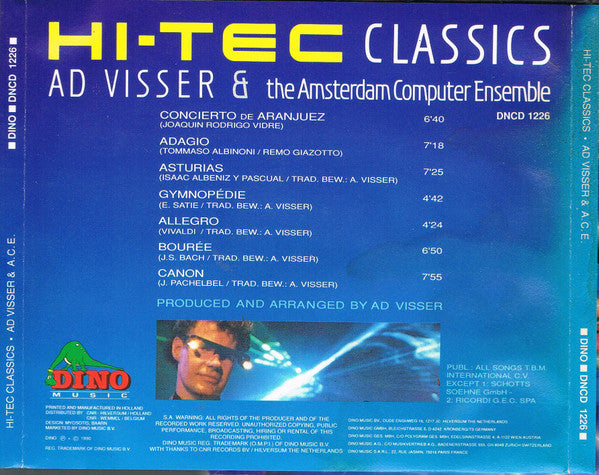 Ad Visser & The Amsterdam Computer Ensemble : Hi-Tec Classics (CD, Album)