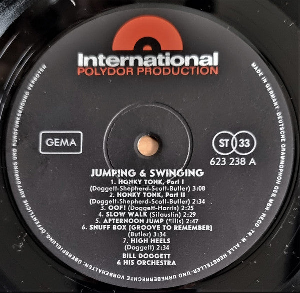 Bill Doggett & His Orchestra* : Jumping & Swinging (LP, Comp)