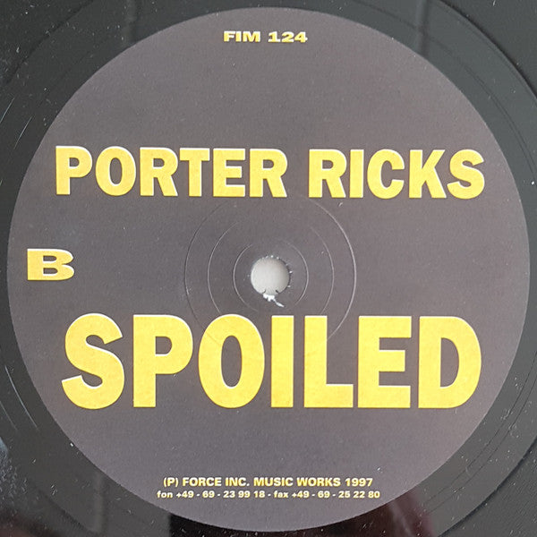 Porter Ricks : Spoil (12")