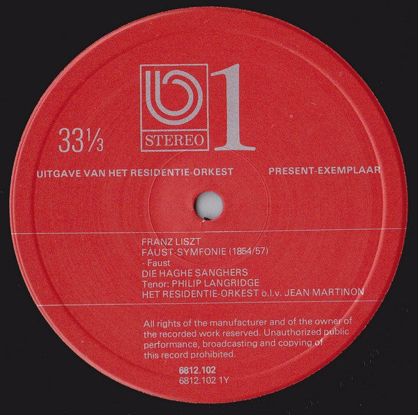 Residentie Orkest : In Memoriam Jean Martinon (3xLP)